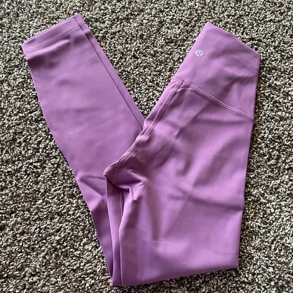 NWOT Lululemon Wunder Train High-Rise Tight 25" - Vintage Plum - Picture 3 of 4